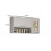 Armário Aéreo Reflecta De Cozinha 2 Portas Bascula Paris Salleto Branco