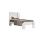 Cama de Solteiro Dallas Salleto Branco