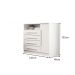 Comoda Turmalina Plus 1 Porta 4 Gavetas Salleto Branco
