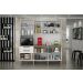 Cozinha Compacta Londres com 6 Portas, 2 Gavetas e 7 Prateleiras Salleto Branco