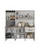 Cozinha Compacta Salleto Topazio com 6 Portas 2 Gavetas e 6 Prateleiras Branco