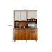 Cozinha Compacta Siena 6 Portas 1 Gaveta Salleto Nogal/Off White