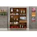 Cozinha Compacta Siena 6 Portas 1 Gaveta Salleto Nogal/Off White