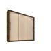 Guarda Roupa Casal 3 Portas 4 Gavetas Panama Salleto Ipê/Off White