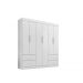 Guarda Roupa Casal 6 Portas 4 Gavetas New Verona Salleto Branco