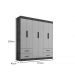 Guarda Roupa Casal 6 Portas 4 Gavetas New Verona Salleto Ipê/Off White