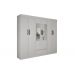 Guarda Roupa Casal com Espelho 6 Portas 2 Gavetas Porto Salleto Branco