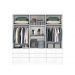 Guarda-Roupa Roupeiro New Star 3 Portas Salleto Branco