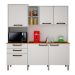 Cozinha Compacta Londres 6 Portas 2 Gavetas Branca