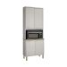 Paneleiro Torre Quente 4 Portas Nicho Forno Paris Salleto Branco