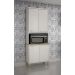 Paneleiro Torre Quente 4 Portas Nicho Forno Paris Salleto Branco