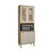 Paneleiro Torre Quente Reflecta 4 Portas Nicho Forno Paris Salleto Carvalho/Off White