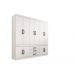 Roupeiro New Parma 10 Portas 3 Gavetas Salleto Branco
