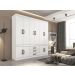 Roupeiro New Parma 10 Portas 3 Gavetas Salleto Branco