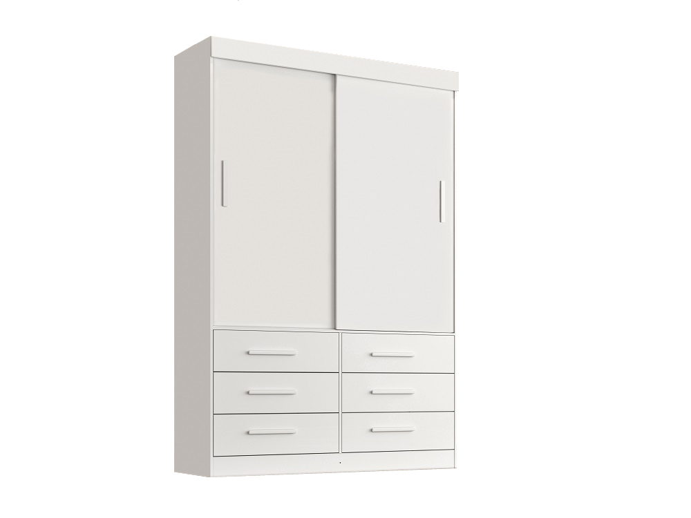 Roupeiro Star 2 Portas Salleto Branco