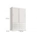 Roupeiro Star 2 Portas Salleto Branco