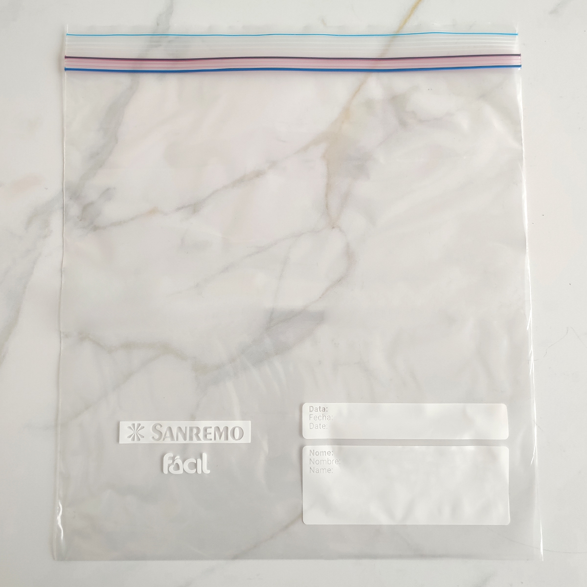 20 Saquinhos Herméticos Zip Lock 1L E 3L Sacos Plásticos Para Alimentos Sanremo