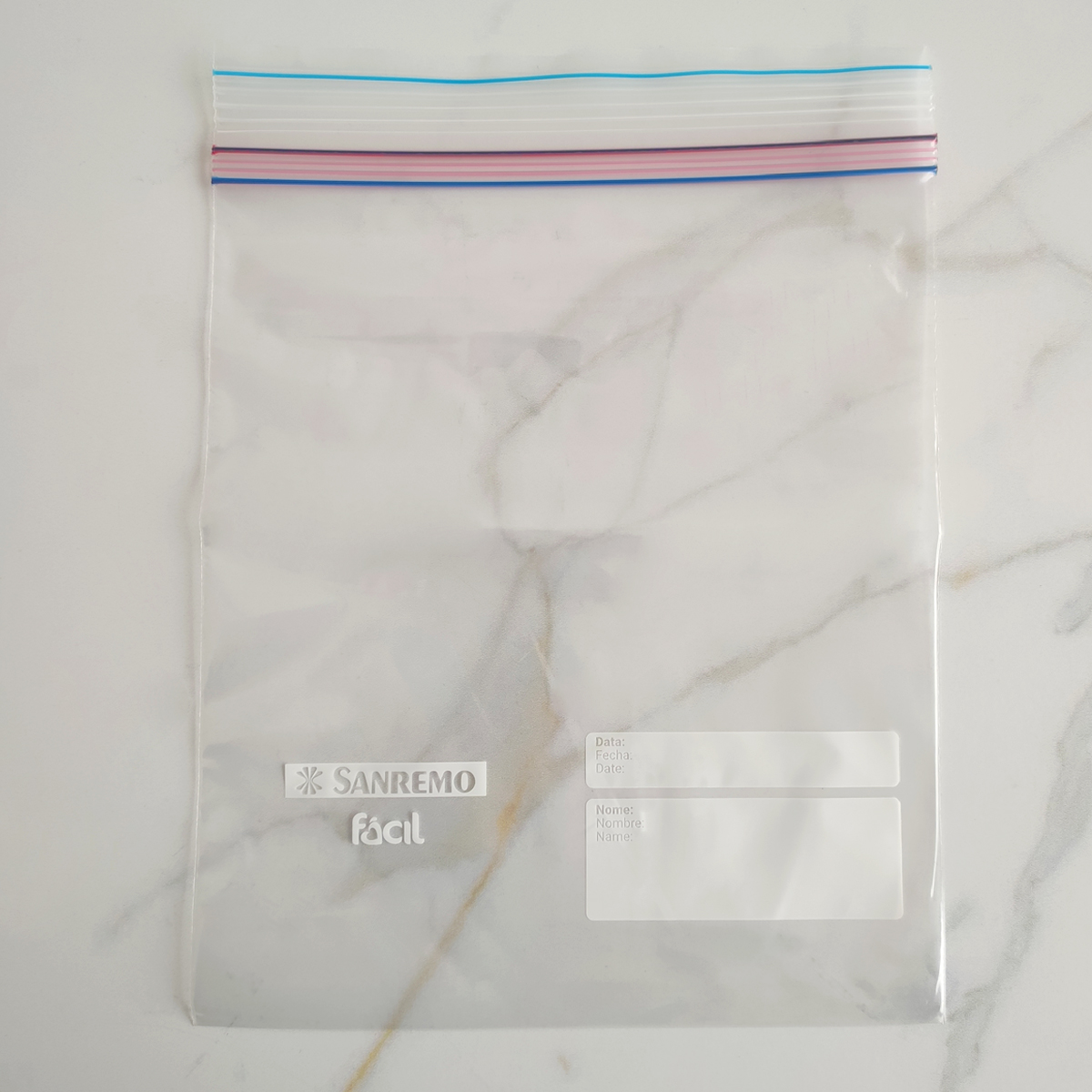 20 Saquinhos Herméticos Zip Lock 1L E 3L Sacos Plásticos Para Alimentos Sanremo