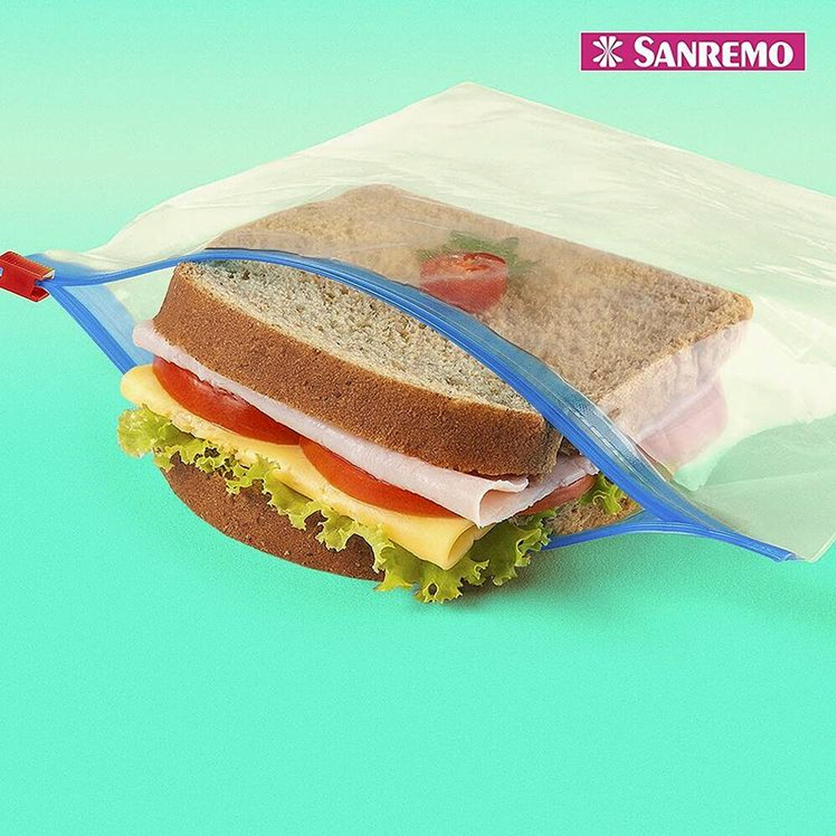 30 Sacos Herméticos Transparentes Abre Fecha 1L Saquinhos Plásticos Para Alimentos Sanremo