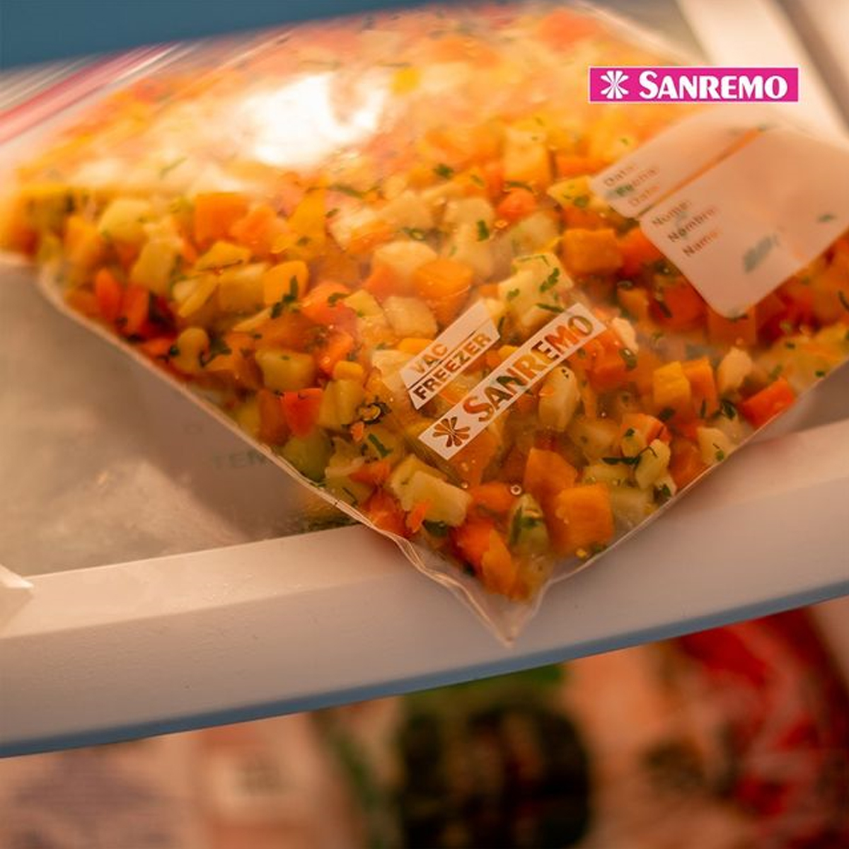 30 Sacos Herméticos Zip Lock 3L Sacos Plásticos Transparentes Para Alimentos Sanremo