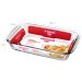 Assadeiras Vidro 1,5L Travessa Retangular e Forma Oval Sanremo
