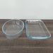 Assadeiras Vidro 1,5L Travessa Retangular e Forma Oval Sanremo