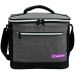 Bolsa Térmica Cooler Com Alças Sanremo 8 Litros Praia Marmita Lanche Cinza