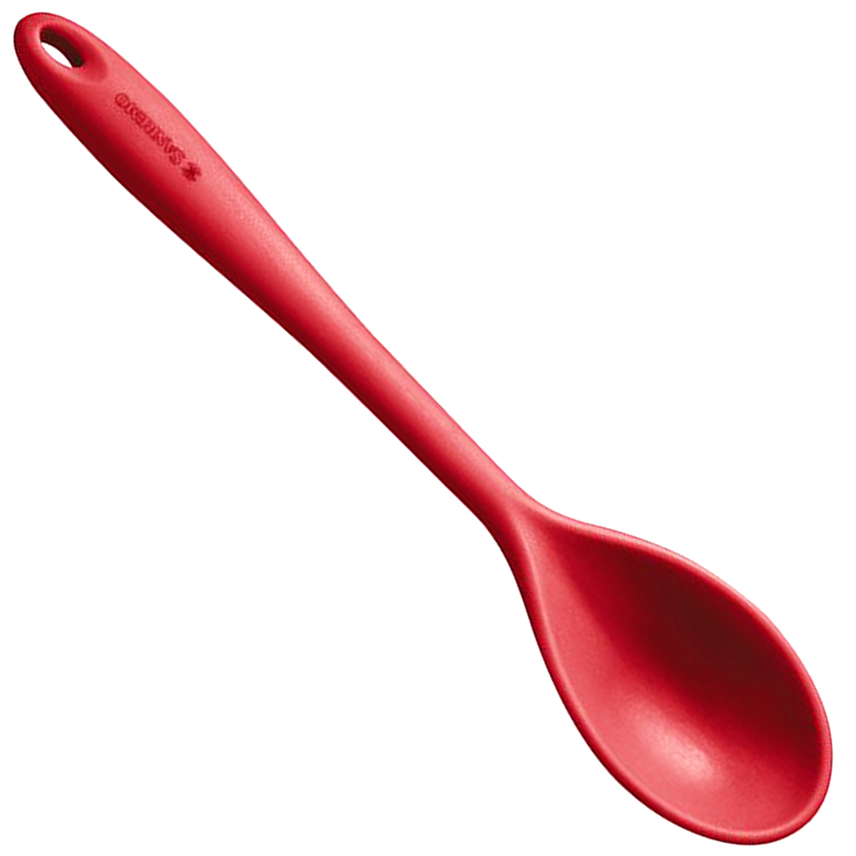Colher De Silicone Vermelha Utensílio Cozinha Arroz Servir Mexer
