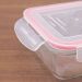 Conjunto 3 Potes Quadrados Vidro Sanremo Tampa Hermética Trava 700ml