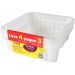 Conjunto 4 Cestos Organizadores Empilhável Plástico 1,6l Sanremo
