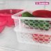 Conjunto 4 Cestos Organizadores Empilhável Plástico 1,6l Sanremo