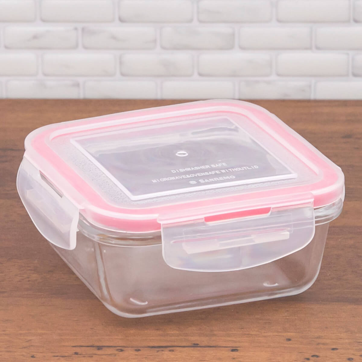 Conjunto 6 Potes De Vidro Herméticos Quadrados 350ml 550ml 700ml Sanremo Marmita