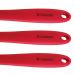 Kit 3 Colheres De Silicone Vermelhas Utensílios Cozinha Arroz Servir Mexer