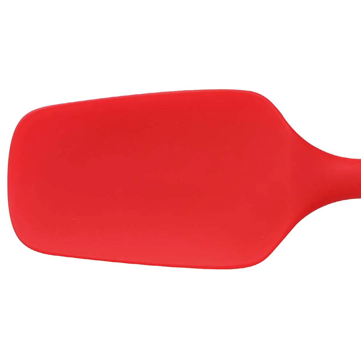 Kit 3 Espátulas Colheres de Silicone Vermelhas Para Cozinha Utensílios