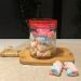 Kit 3 Potes Herméticos de Vidro Porta Mantimentos Cozinha 650ml Com Tampa Rosa