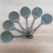 Kit Escumadeira Espumadeira para Cozinha Plástico Nylon 6 peças Preta Sanremo