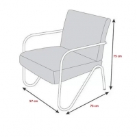 Kit 4 Poltronas Para Sala de Espera Recepção Em Suede Vinho Com Braços Cromados Decorativa Confortável Até 120 Kg - PS