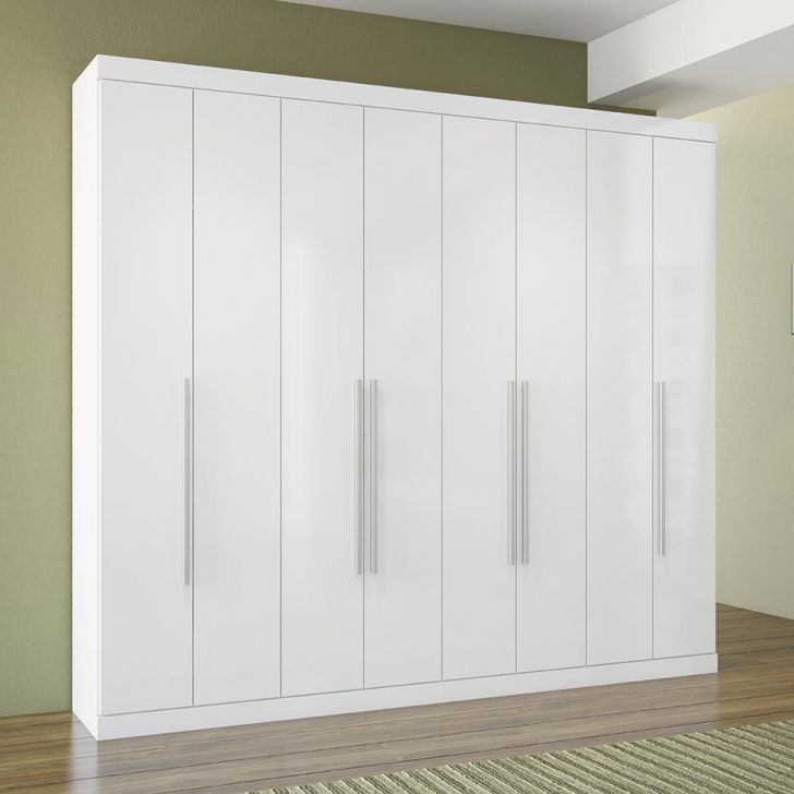 [OUTLET] Guarda-Roupa Casal Havana VIP 8PT 4GV Branco