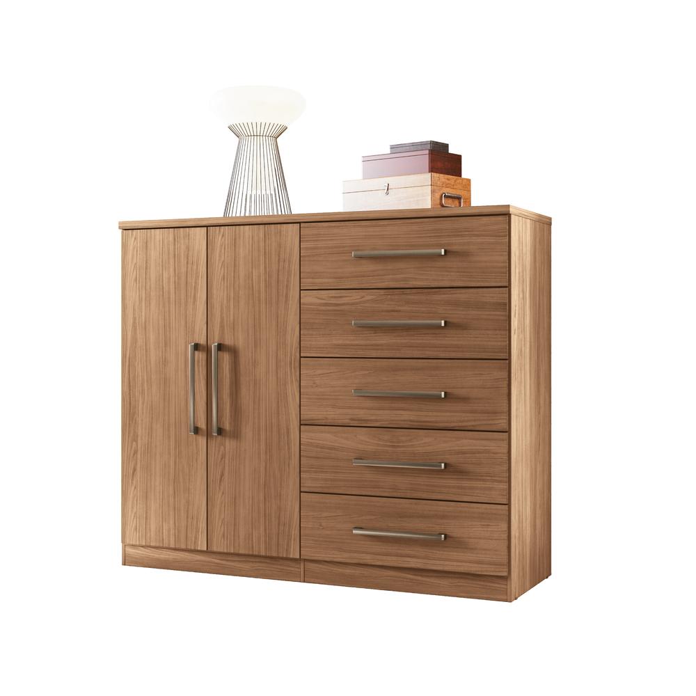 Cômoda 2 Portas 5 Gavetas Dakar Jatobá