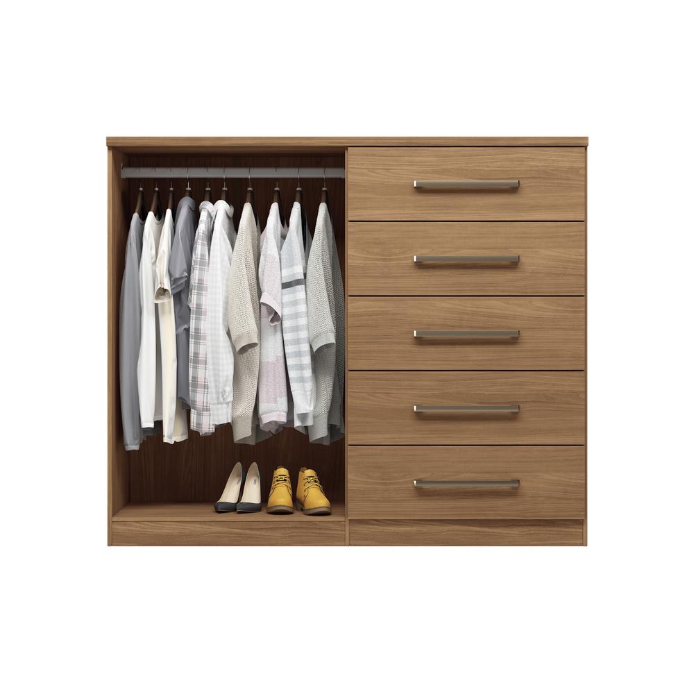 Cômoda 2 Portas 5 Gavetas Dakar Jatobá