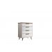 Cômoda 4 Gavetas Yokohama Branco Jatobá