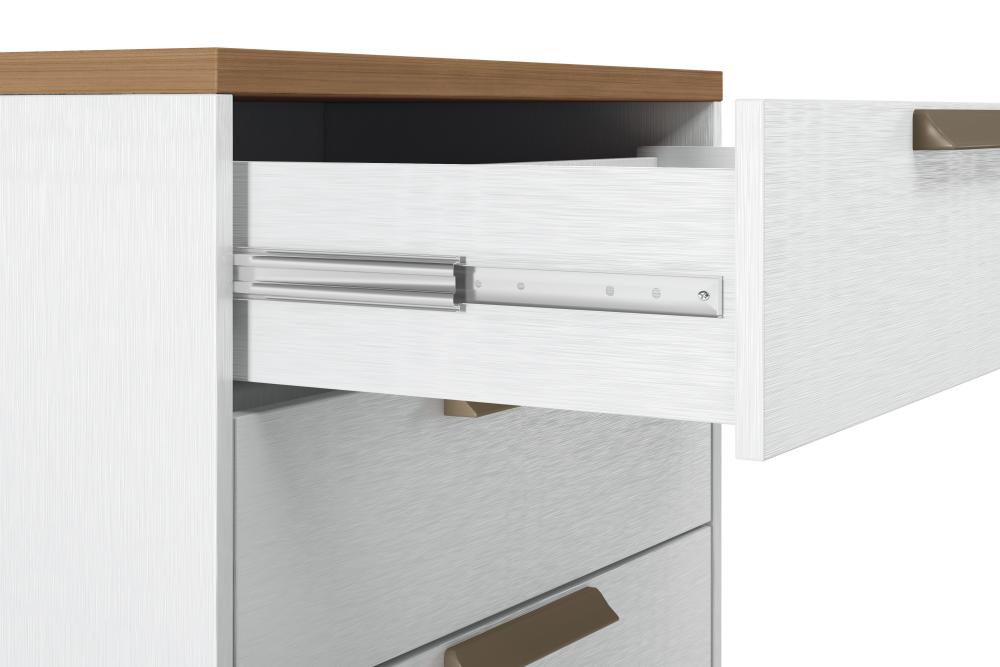 Cômoda 4 Gavetas Yokohama Branco Jatobá