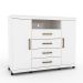 Cômoda Havana Master 2 Portas 4 Gavetas Branca