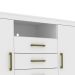 Cômoda Havana Master 2 Portas 4 Gavetas Branca