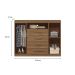 Cômoda Master 2 Portas 4 Gavetas Jatobá