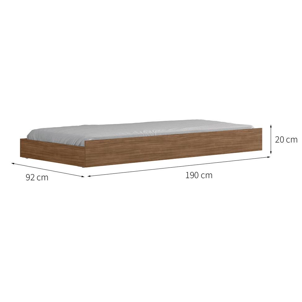 Cama Auxiliar Incivta Jatobá