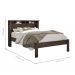 Cama Casal com Baú Jersey Ébano