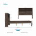 Cama Casal com Baú Jersey Ébano