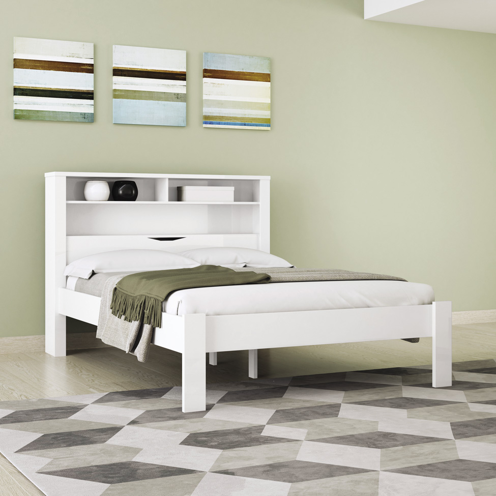Cama de Casal Tradição Branco