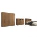 Conjunto Quarto de Casal Completo Seattle Jatobá